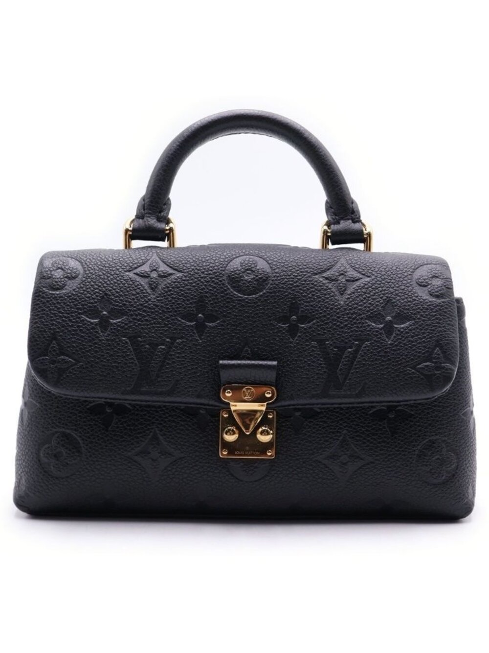 Louis Vuitton Monogram Empreinte Nano Madeleine Leather 2-Way Shoulder Bag Noir